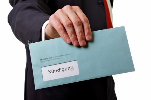 Foto: Kündigungsbrief